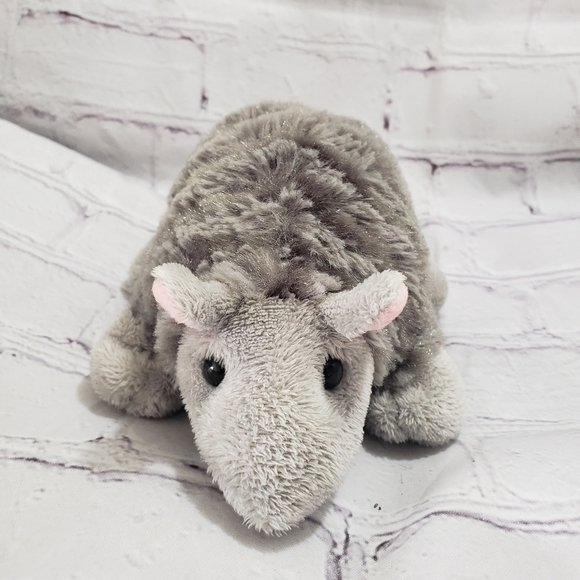 Aurora Armadillo Mini Flopsie Plush 8" Stuffed Animal Toy Year 2003 - Picture 1 of 7